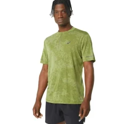 Asics Metarun Pattern 1/2 Zip SS Top