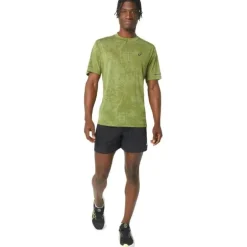 Asics Metarun Pattern 1/2 Zip SS Top