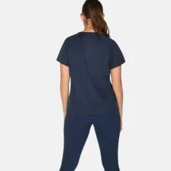 Zebdia Chest Print Sports SS Tee